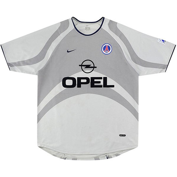 Thailande Maillot Football Paris Saint Germain Exterieur Retro 2001 Gris